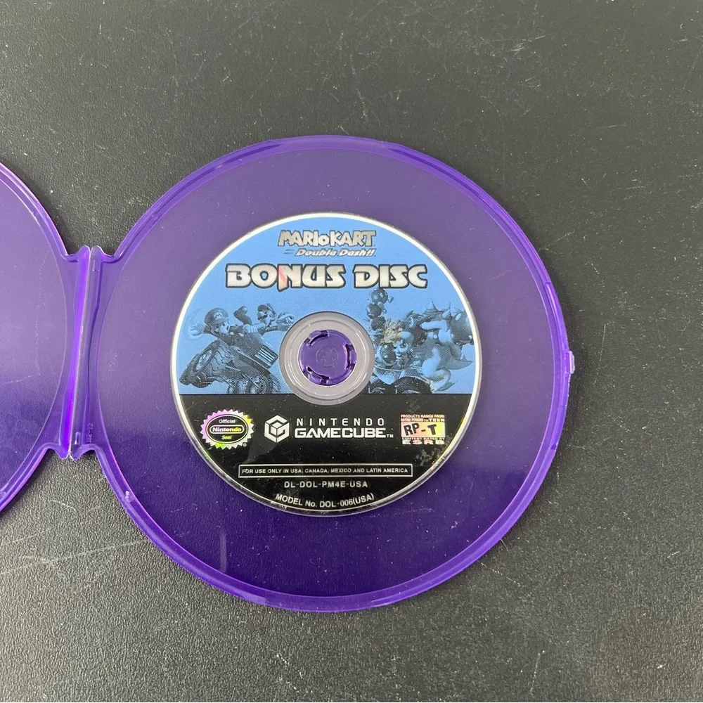 Mario Kart: Double Dash Bonus Disc Nintendo Gamecube Tested (BONUS DISC ONLY)